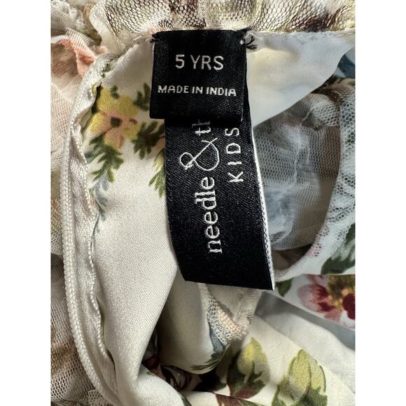 Needle & Thread Kids Sz 5 Yrs Garland Flora Dress Floral English Royal Elegance - Picture 10 of 14